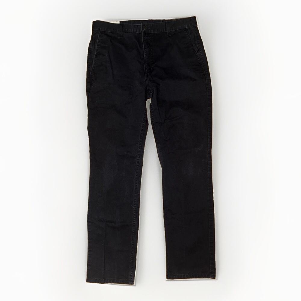 Levi’s White Tag Chino Pants Black 34x32 Preppy Casual Minimal
